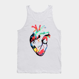 Colourful Heart Tank Top